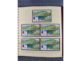 1996/2015, postfrische und gestempelte, in den Hauptnummern überkomplette Sammlung, in 18 Alben, fast alles in beiden Erhaltu