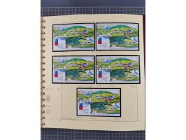 1996/2015, postfrische und gestempelte, in den Hauptnummern überkomplette Sammlung, in 18 Alben, fast alles in beiden Erhaltu