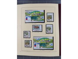 1996/2015, postfrische und gestempelte, in den Hauptnummern überkomplette Sammlung, in 18 Alben, fast alles in beiden Erhaltu