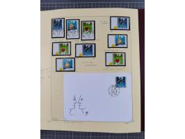 1996/2015, postfrische und gestempelte, in den Hauptnummern überkomplette Sammlung, in 18 Alben, fast alles in beiden Erhaltu