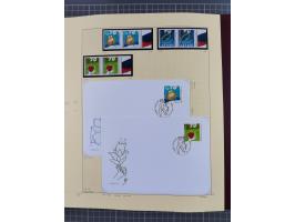 1996/2015, postfrische und gestempelte, in den Hauptnummern überkomplette Sammlung, in 18 Alben, fast alles in beiden Erhaltu