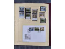 1996/2015, postfrische und gestempelte, in den Hauptnummern überkomplette Sammlung, in 18 Alben, fast alles in beiden Erhaltu