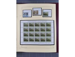 1996/2015, postfrische und gestempelte, in den Hauptnummern überkomplette Sammlung, in 18 Alben, fast alles in beiden Erhaltu