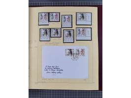 1996/2015, postfrische und gestempelte, in den Hauptnummern überkomplette Sammlung, in 18 Alben, fast alles in beiden Erhaltu