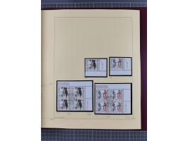 1996/2015, postfrische und gestempelte, in den Hauptnummern überkomplette Sammlung, in 18 Alben, fast alles in beiden Erhaltu