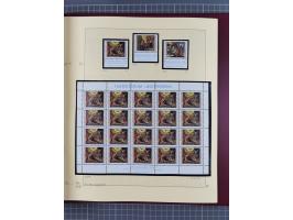 1996/2015, postfrische und gestempelte, in den Hauptnummern überkomplette Sammlung, in 18 Alben, fast alles in beiden Erhaltu