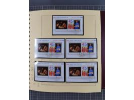 1996/2015, postfrische und gestempelte, in den Hauptnummern überkomplette Sammlung, in 18 Alben, fast alles in beiden Erhaltu