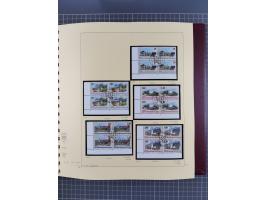 1996/2015, postfrische und gestempelte, in den Hauptnummern überkomplette Sammlung, in 18 Alben, fast alles in beiden Erhaltu