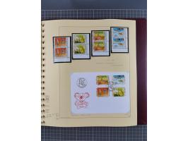 1996/2015, postfrische und gestempelte, in den Hauptnummern überkomplette Sammlung, in 18 Alben, fast alles in beiden Erhaltu