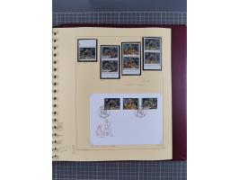 1996/2015, postfrische und gestempelte, in den Hauptnummern überkomplette Sammlung, in 18 Alben, fast alles in beiden Erhaltu