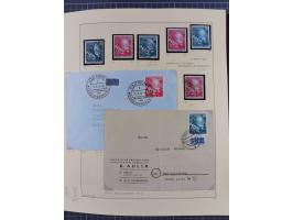 1949/2018 (ca.), postfrische, ungebrauchte und gestempelte Sammlung in 59 (!) Lindner-Alben. In den Hauptnummern komplett und