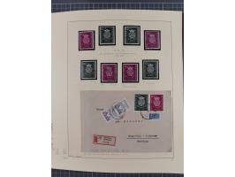 1949/2018 (ca.), postfrische, ungebrauchte und gestempelte Sammlung in 59 (!) Lindner-Alben. In den Hauptnummern komplett und