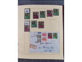 1949/2018 (ca.), postfrische, ungebrauchte und gestempelte Sammlung in 59 (!) Lindner-Alben. In den Hauptnummern komplett und