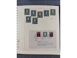 1949/2018 (ca.), postfrische, ungebrauchte und gestempelte Sammlung in 59 (!) Lindner-Alben. In den Hauptnummern komplett und