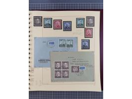 1949/2018 (ca.), postfrische, ungebrauchte und gestempelte Sammlung in 59 (!) Lindner-Alben. In den Hauptnummern komplett und