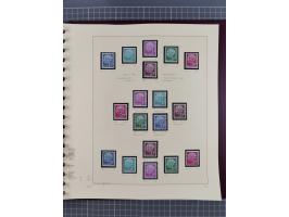 1949/2018 (ca.), postfrische, ungebrauchte und gestempelte Sammlung in 59 (!) Lindner-Alben. In den Hauptnummern komplett und