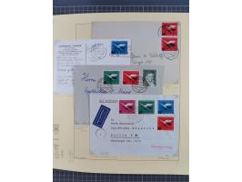 1949/2018 (ca.), postfrische, ungebrauchte und gestempelte Sammlung in 59 (!) Lindner-Alben. In den Hauptnummern komplett und