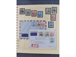 1949/2018 (ca.), postfrische, ungebrauchte und gestempelte Sammlung in 59 (!) Lindner-Alben. In den Hauptnummern komplett und