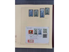 1949/2018 (ca.), postfrische, ungebrauchte und gestempelte Sammlung in 59 (!) Lindner-Alben. In den Hauptnummern komplett und