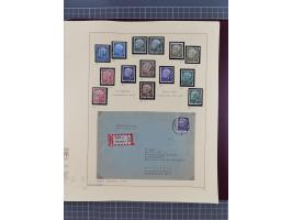 1949/2018 (ca.), postfrische, ungebrauchte und gestempelte Sammlung in 59 (!) Lindner-Alben. In den Hauptnummern komplett und