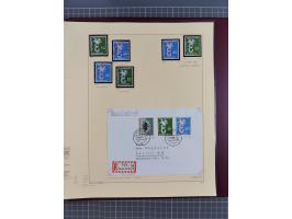 1949/2018 (ca.), postfrische, ungebrauchte und gestempelte Sammlung in 59 (!) Lindner-Alben. In den Hauptnummern komplett und