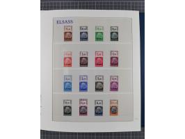 Albanien bis Zara, postfrische Sammlung im Lindner-Falzlos-Album mit Albanien komplett, mit diversen Abarten und einem Bogen 