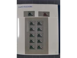 Albanien bis Zara, postfrische Sammlung im Lindner-Falzlos-Album mit Albanien komplett, mit diversen Abarten und einem Bogen 