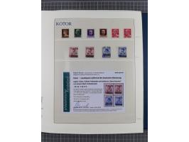 Albanien bis Zara, postfrische Sammlung im Lindner-Falzlos-Album mit Albanien komplett, mit diversen Abarten und einem Bogen 