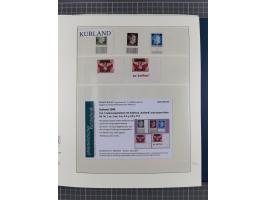 Albanien bis Zara, postfrische Sammlung im Lindner-Falzlos-Album mit Albanien komplett, mit diversen Abarten und einem Bogen 