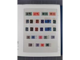 Albanien bis Zara, postfrische Sammlung im Lindner-Falzlos-Album mit Albanien komplett, mit diversen Abarten und einem Bogen 