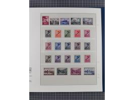 Albanien bis Zara, postfrische Sammlung im Lindner-Falzlos-Album mit Albanien komplett, mit diversen Abarten und einem Bogen 