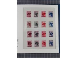 Albanien bis Zara, postfrische Sammlung im Lindner-Falzlos-Album mit Albanien komplett, mit diversen Abarten und einem Bogen 