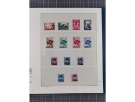 Albanien bis Zara, postfrische Sammlung im Lindner-Falzlos-Album mit Albanien komplett, mit diversen Abarten und einem Bogen 