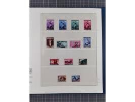 Albanien bis Zara, postfrische Sammlung im Lindner-Falzlos-Album mit Albanien komplett, mit diversen Abarten und einem Bogen 