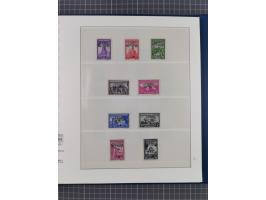 Albanien bis Zara, postfrische Sammlung im Lindner-Falzlos-Album mit Albanien komplett, mit diversen Abarten und einem Bogen 