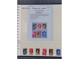 Albanien bis Zara, postfrische Sammlung im Lindner-Falzlos-Album mit Albanien komplett, mit diversen Abarten und einem Bogen 