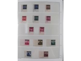 1939/45, sehr reichhaltige, postfrische Sammlung im dicken Leuchtturm-Album mit vielen Besonderheiten, dabei Eckrandstücke mi