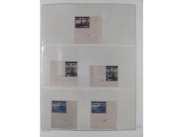 1939/45, sehr reichhaltige, postfrische Sammlung im dicken Leuchtturm-Album mit vielen Besonderheiten, dabei Eckrandstücke mi