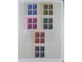 1939/45, sehr reichhaltige, postfrische Sammlung im dicken Leuchtturm-Album mit vielen Besonderheiten, dabei Eckrandstücke mi