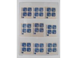 1939/45, sehr reichhaltige, postfrische Sammlung im dicken Leuchtturm-Album mit vielen Besonderheiten, dabei Eckrandstücke mi