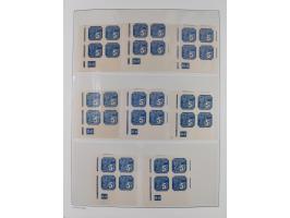 1939/45, sehr reichhaltige, postfrische Sammlung im dicken Leuchtturm-Album mit vielen Besonderheiten, dabei Eckrandstücke mi