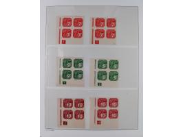 1939/45, sehr reichhaltige, postfrische Sammlung im dicken Leuchtturm-Album mit vielen Besonderheiten, dabei Eckrandstücke mi