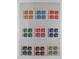 1939/45, sehr reichhaltige, postfrische Sammlung im dicken Leuchtturm-Album mit vielen Besonderheiten, dabei Eckrandstücke mi