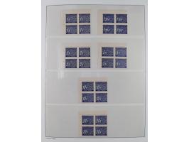 1939/45, sehr reichhaltige, postfrische Sammlung im dicken Leuchtturm-Album mit vielen Besonderheiten, dabei Eckrandstücke mi