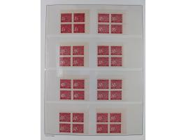 1939/45, sehr reichhaltige, postfrische Sammlung im dicken Leuchtturm-Album mit vielen Besonderheiten, dabei Eckrandstücke mi