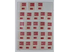 1939/45, sehr reichhaltige, postfrische Sammlung im dicken Leuchtturm-Album mit vielen Besonderheiten, dabei Eckrandstücke mi