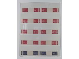 1939/45, sehr reichhaltige, postfrische Sammlung im dicken Leuchtturm-Album mit vielen Besonderheiten, dabei Eckrandstücke mi