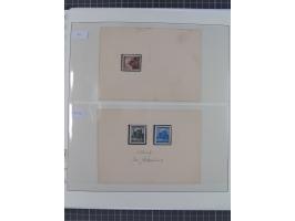 1939/45, interessante Partie, weißer Kärtchen mit Original-Unterschrift des Entwerfers wie Prof. Alois Schaumann, Karel Vik, 