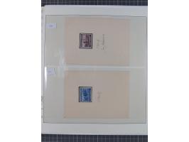 1939/45, interessante Partie, weißer Kärtchen mit Original-Unterschrift des Entwerfers wie Prof. Alois Schaumann, Karel Vik, 