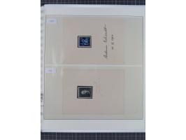 1939/45, interessante Partie, weißer Kärtchen mit Original-Unterschrift des Entwerfers wie Prof. Alois Schaumann, Karel Vik, 